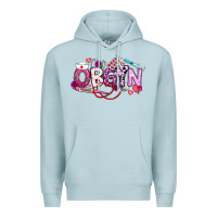 Blue Mist Valentine OBGYN Premium Hoodie - CowhideDigitalArt