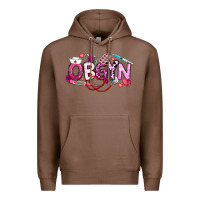Chestnut Valentine OBGYN Premium Hoodie - CowhideDigitalArt