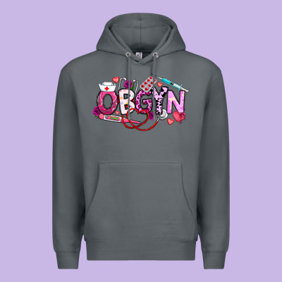 Valentine Obgyn Premium Hoodie Designed By Cowhidedigitalart
