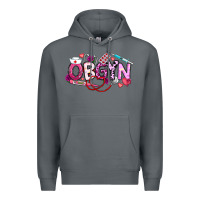 Rock Valentine OBGYN Premium Hoodie - CowhideDigitalArt