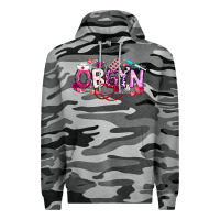 Slate Camo Valentine OBGYN Premium Hoodie - CowhideDigitalArt