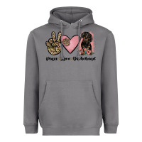Storm peace love dachshund Heavyweight Hoodie - JahusDesignShop