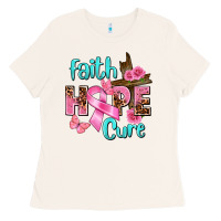 Bone Faith hope cure Breast Cancer Ladies Tee - FaDigitalArtStudio