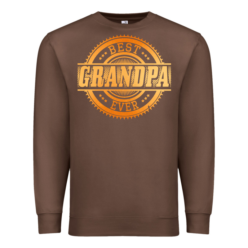 Best Grandpa Premium Sweatshirt by DesigneFamous | Teevron