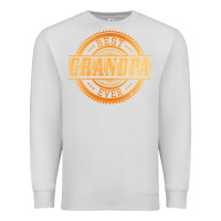 Dove Grey best grandpa Premium Sweatshirt - DesigneFamous