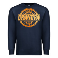 Navy best grandpa Premium Sweatshirt - DesigneFamous