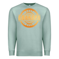 Seafoam best grandpa Premium Sweatshirt - DesigneFamous