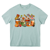 Arona fall coffee cups Heavy Core Tee - CowGirlArtShop