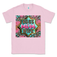 Bubblegum Pink Boss mom wife Classic Tee - CowGirlArtShop