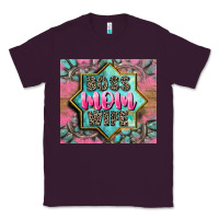 Plum Boss mom wife Classic Tee - CowGirlArtShop