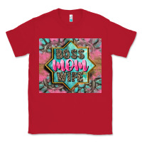 Red Boss mom wife Classic Tee - CowGirlArtShop