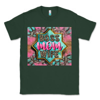 Sports Green Boss mom wife Classic Tee - CowGirlArtShop