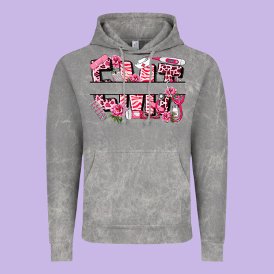 Breast Cancer Emt Emergency Medical Technician Vintage Hoodie Designed By Lillyallendesigns