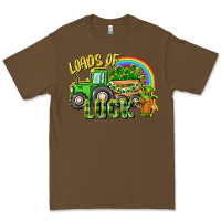 Cacao Loads of luck tractor Premium Tee - CowGirlArtShop