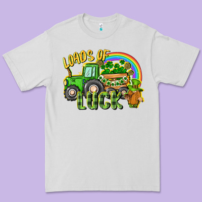 Loads Of Luck Tractor Premium Tee Designed By Cowgirlartshop