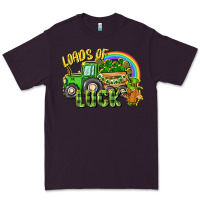 Plum Loads of luck tractor Premium Tee - CowGirlArtShop