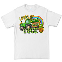 White Loads of luck tractor Premium Tee - CowGirlArtShop