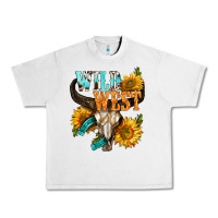 Lunar Rock Western Wild West Rodeo Urban Heavy Tee - BundleAndBundleShop