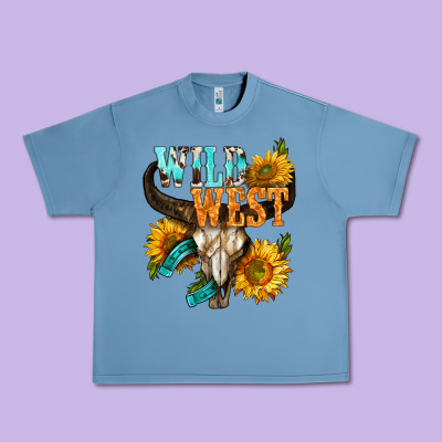 Western Wild West Rodeo Urban Heavy Tee Designed By Bundleandbundleshop