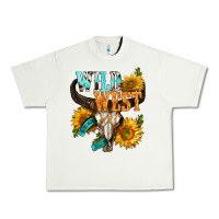 Pistachio Western Wild West Rodeo Urban Heavy Tee - BundleAndBundleShop
