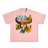 Salmon Western Wild West Rodeo Urban Heavy Tee - BundleAndBundleShop