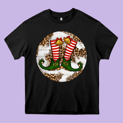 Elf Shoes Christmas Heavy Core Tee Designed By Ranaportraitstore
