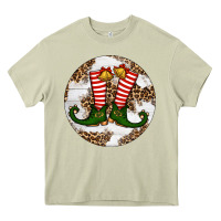 Mossy Elf Shoes Christmas Heavy Core Tee - RanaPortraitStore