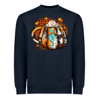 Navy thanksgiving coffee cup gemstone Heavyweight Sweatshirt - JahusDesignShop