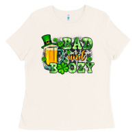 Bone St. Patrick's Bad and boozy Ladies Tee - OliviaCreatesArt