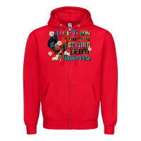 Red live today like fried tomorrow Zipper Hoodie - JahusDesignShop
