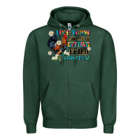 Sports Green live today like fried tomorrow Zipper Hoodie - JahusDesignShop