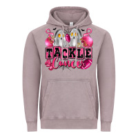 Vintage Zinc tackle cancer with ghosts playing football Vintage Hoodie - LillyAllenDesigns