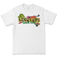 White Luckiest lunch lady St. Patrick's Day Premium Tee - CowGirlArtShop