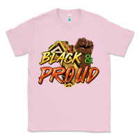 Bubblegum Pink Black and proud Classic Tee - HowdyJamesFarm