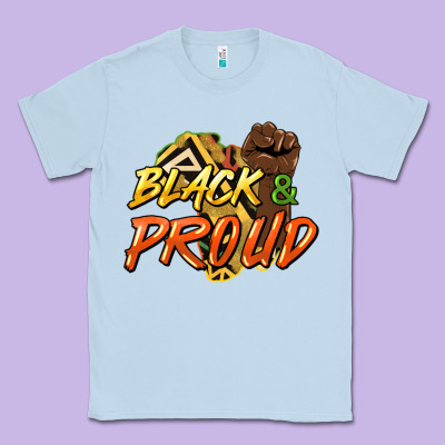 Black And Proud Classic Tee Designed By Howdyjamesfarm