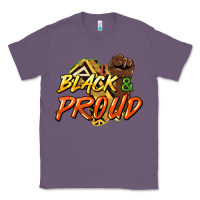 Lavender Black and proud Classic Tee - HowdyJamesFarm
