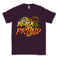 Plum Black and proud Classic Tee - HowdyJamesFarm