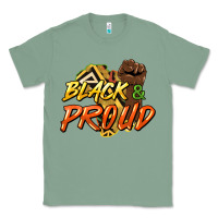 Sage Black and proud Classic Tee - HowdyJamesFarm