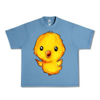 Pebble Blue chick Urban Heavy Tee - FaDigitalArtStudio