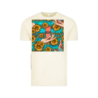 Vintage Arctic hand cream nail polish remover and sunflowers with leopard and glitter Vintage Tee - BundleAndBundleShop