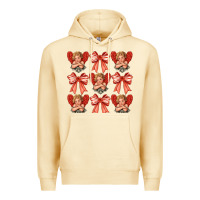 Pina Colada Valentines Eros and bow Premium Hoodie - CowhideDigitalArt