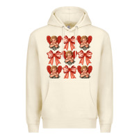 Sandshell Valentines Eros and bow Premium Hoodie - CowhideDigitalArt