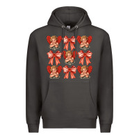 Smoke Valentines Eros and bow Premium Hoodie - CowhideDigitalArt