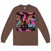 Chestnut freedom rocks seamless pattern Long Sleeve Tee - BundleAndBundleShop