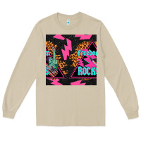 Mushroom freedom rocks seamless pattern Long Sleeve Tee - BundleAndBundleShop