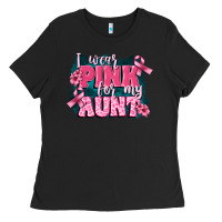 I Wear Pink For My Aunt Ladies Tee | Teevron