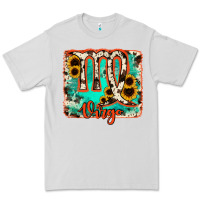 Dove Grey virgo turquoise cowhide Premium Tee - RanaPortraitStore