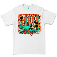 White virgo turquoise cowhide Premium Tee - RanaPortraitStore