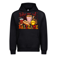 Black take me out to the ball game softball Urban Hoodie - Jasminsmagicworld