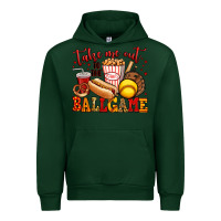 Foreset Green take me out to the ball game softball Urban Hoodie - Jasminsmagicworld